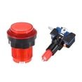 thumbnail image 2 of Game Push Button 33.5mm Round 12V LED Illuminated Push Button Switch with Micro switch 5 Colors 5pcs, 2 of 5
