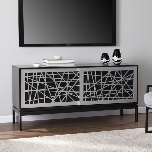 Arminta Contemporary Media Cabinet Walmart Com Walmart Com