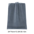 thumbnail image 3 of Large Cotton Bath Hand Towel, Super Soft Absorbent Bathroom Towel, 13.38x29.13in, Blue, 3 of 7