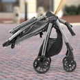 thumbnail image 3 of Chicco Mini Bravo Plus Travel System Stroller with KeyFit 30 Infant Car Seat - Midnight (Navy), 3 of 8