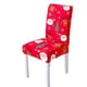 thumbnail image 2 of Funda Elástica Para Silla De Comedor Con Estampado Navideño Protector Elástico Para Silla De Navidad Para Decoración Navideña Funda Universal Elástica Para Silla De Comedor Para El Hogar Serie Roja, 2 of 7
