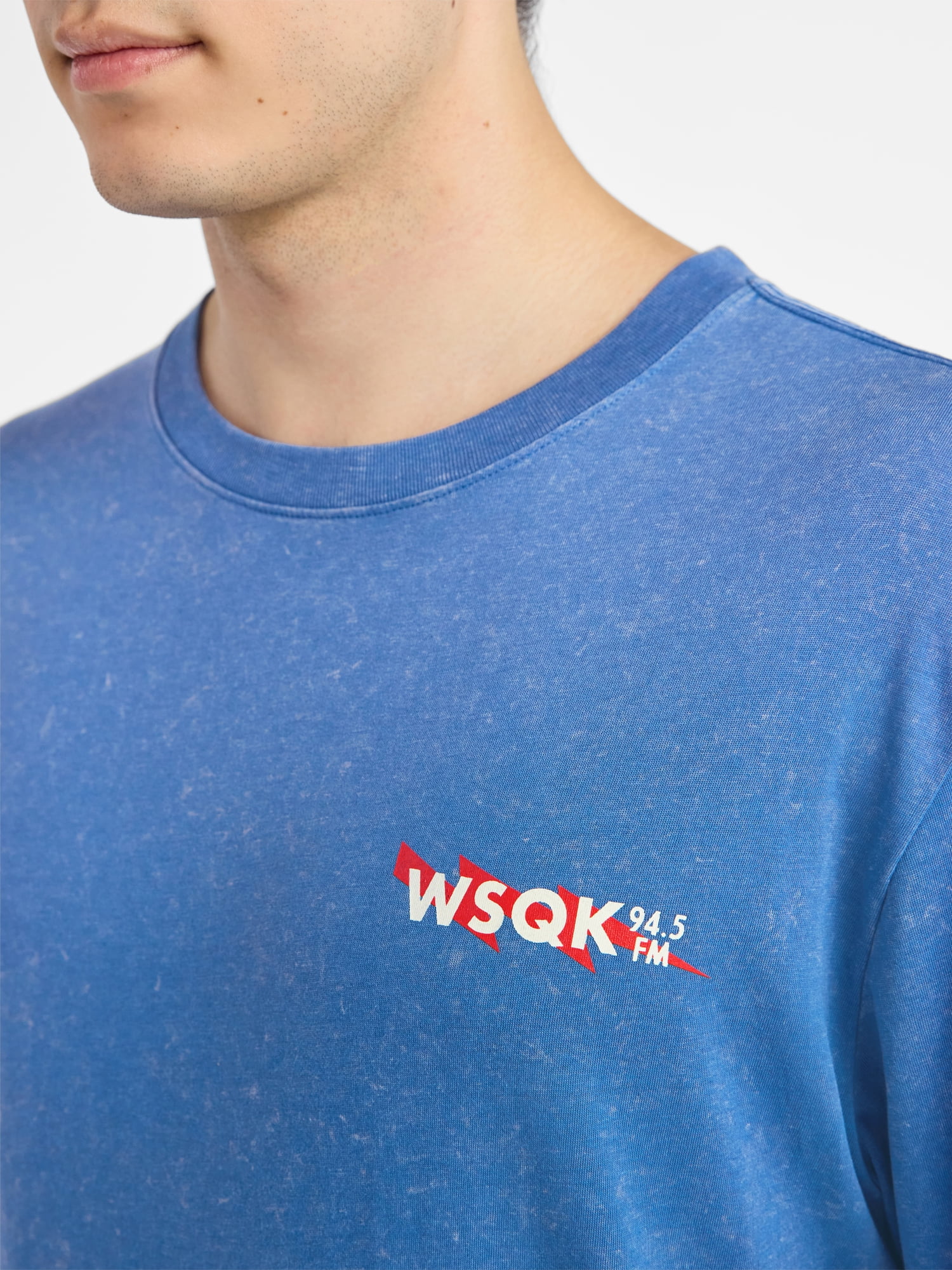 Netflix Stranger Things Mineral Wash Graphic T-Shirt with Long Sleeve Thermal Sleeves from No Boundaries, Men’s and Big Men’s