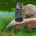 thumbnail image 4 of Plastic Owl Decoy, Sun Proof Owl Decoy To Scare Birds Fine Details Exquisitely Crafted Waterproof  For Barn For Crops, 4 of 8