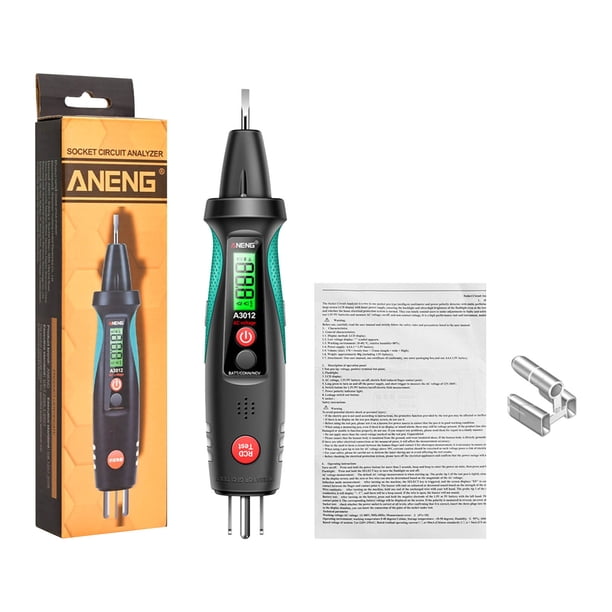 Intelligent Electrical Measurement Breakpoint Multifunctional Digital Display Socket Phase Meter Detection Circuit Induction Test Pen