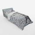 thumbnail image 3 of Ambesonne Black White Bedding Set 4 Pcs, Bonjour Croissan Coffee, Queen, Black White, 3 of 3