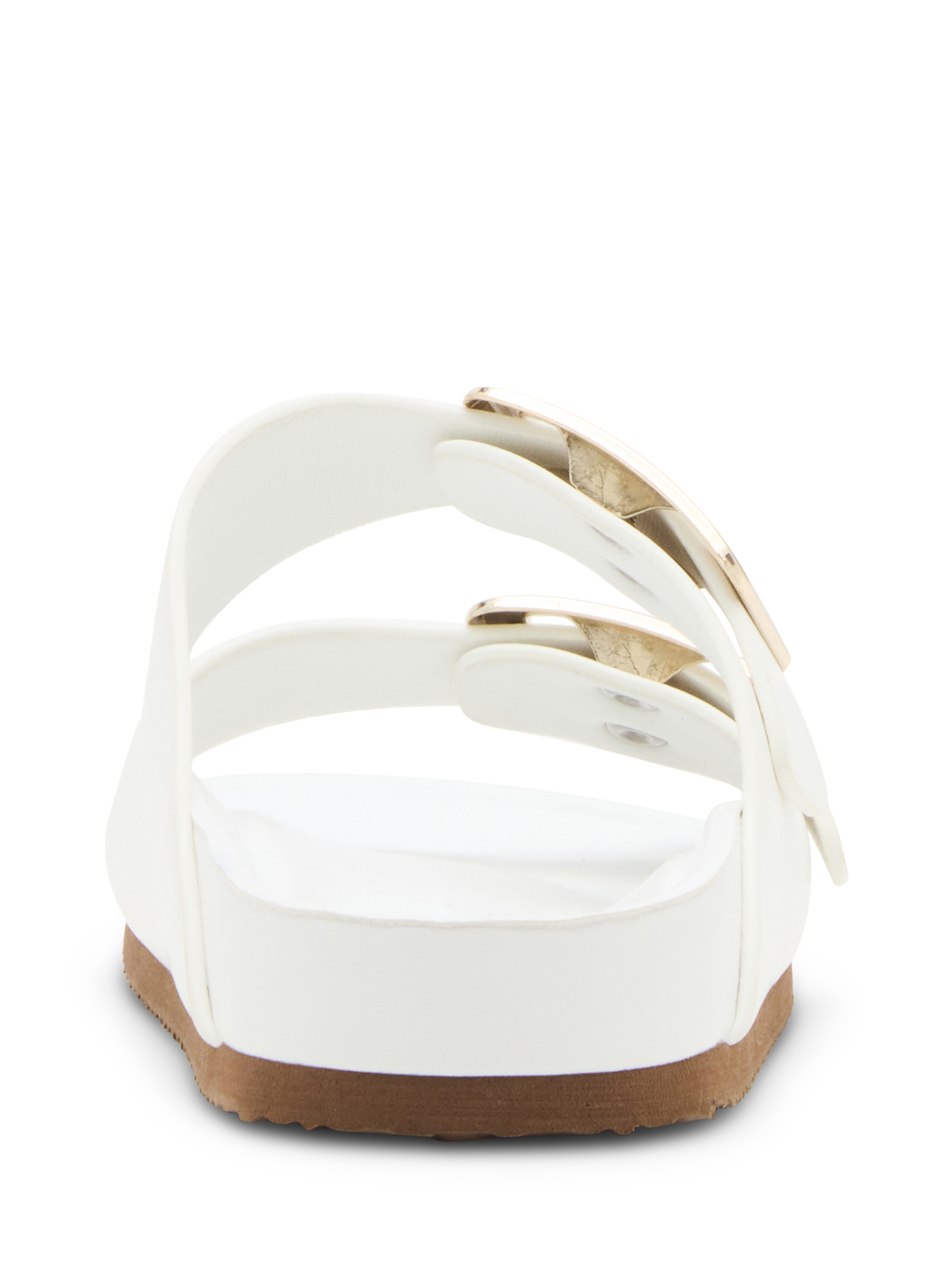 Madden Girl Women's Bodiee Two Strap Footbed Sandals