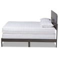 thumbnail image 3 of Baxton Studio Anthony Modern and Contemporary Dark Grey Oak Finished Wood Queen Size Panel Bed, 3 of 10