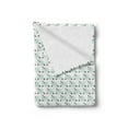 thumbnail image 2 of Sheep Soft Flannel Fleece Throw Blanket, Sleeping Lambs Doodle Bedtime Stars Counting Dream Cheerful Baby, Cozy Plush for Indoor and Outdoor Use, 60" x 80", Peach Mint Green and Black, by Ambesonne, 2 of 5