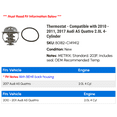 thumbnail image 2 of Thermostat - Compatible with 2010 - 2011, 2017 Audi A5 Quattro 2.0L 4-Cylinder, 2 of 2