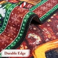 thumbnail image 6 of BLUEM CADE Santa Claus Christmas 8' x 10' Area Rug for Living Room Bedroom,Xmas Decor Machine Washable Rug Carpet with Non-slip Backing, 6 of 8