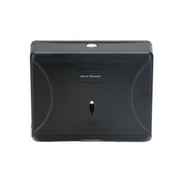 Mind Reader Multi-Fold Paper Towel Dispenser, Paper Towel Holder, 3.75 in. L x 10.5 in. W x 14 in. H, Black