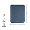 thumbnail image 4 of KitchenAid Classic Plastic Cutting Board with Trench, Non-Slip Edges, Dishwasher Safe, 11x14, Ink Blue, 4 of 5