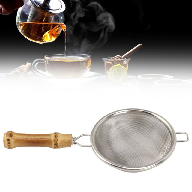 Tea Strainer, Stainless Steel, Durable & Safe, Improves Taste, Easy To Use, Large Capacity Design