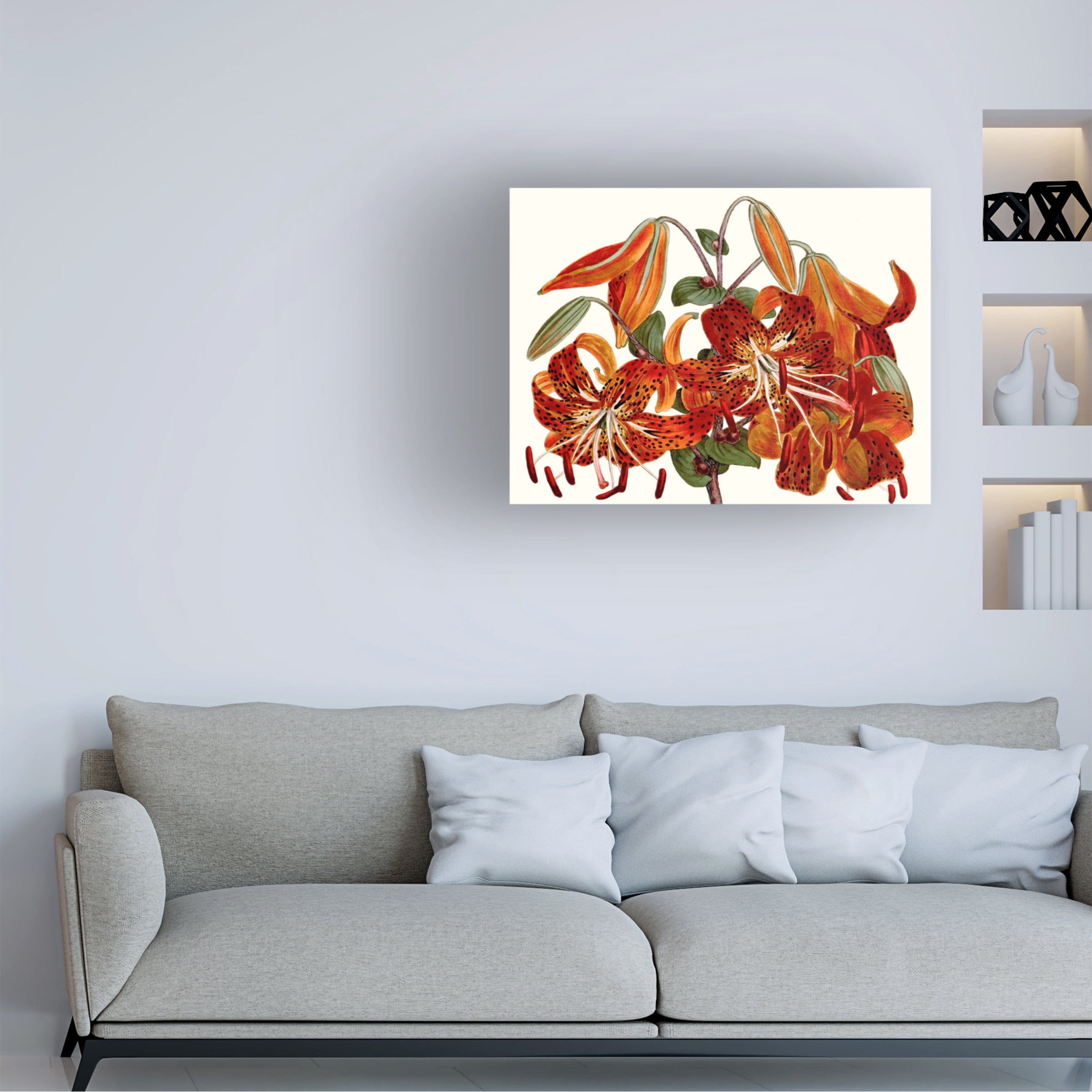 Curtis 'Striking Coral Botanicals II' Canvas Art