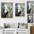 thumbnail image 4 of Designart "Painting Of The Mythical Horse III" Mythical Creatures Floater Framed Wall Art Prints, 4 of 5