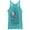 Tahiti Blue, variant on Women's Frozen Christmas Warm Wishes Racerback Tank Top Gray Heather Large