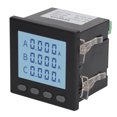 thumbnail image 2 of Medidor de corriente Ticfox 5A trifásico Amperímetro de botón de silicona con carcasa ignífuga 0-5A AC220V Negro, 2 of 14
