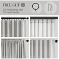thumbnail image 5 of Linen Gray Blackout Curtains 96 Inch Long, Boho Beige Gothic Viral Drapes Pinch Pleated Curtains with Hooks for Living Room, Neutral 8FT Back Tab Bedroom Curtains 52" X 96" 8 FT 2 Panels, 5 of 15