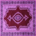 thumbnail image 1 of Ahgly Company Indoor Square Persian Purple Traditional Area Rugs, 7' Square, 1 of 4