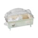 thumbnail image 3 of Jaula para hámster, casa para mascotas, ventilación, 2 capas, hábitat portátil para hámster, conejos, ratones, petauros del azúcar, ratas y erizos Beige, 3 of 9