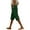 Green, variant on yunLCZ Wide Leg Pants Woman Women's Summer Long Solid Color Cotton And Linen Straight Leg Loose Casual Five Quarter Pants (leg Slit) Business Work Casual Pants