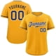 thumbnail image 4 of Camiseta de béisbol de estilo clásico personalizada con letras y números impresos, camiseta deportiva de práctica para adultos, 4 of 5