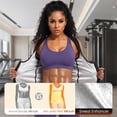 thumbnail image 5 of Sauna Suit for Women Waist Trainer Vest for Women Sweat Tank Top Shaper for Women with Zipper, 5 of 7