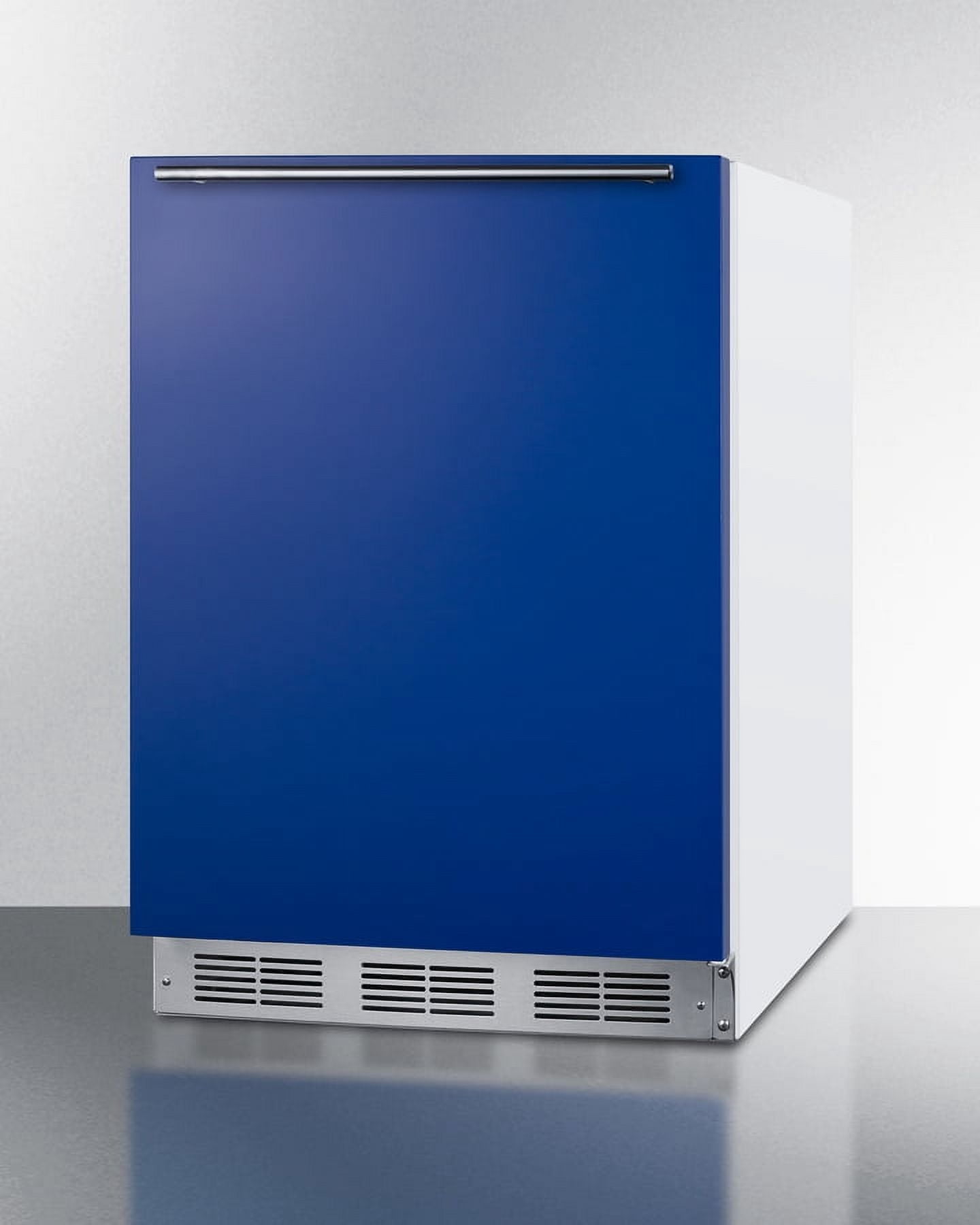 24 Inches Wide Refrigerator-Freezer, Blue