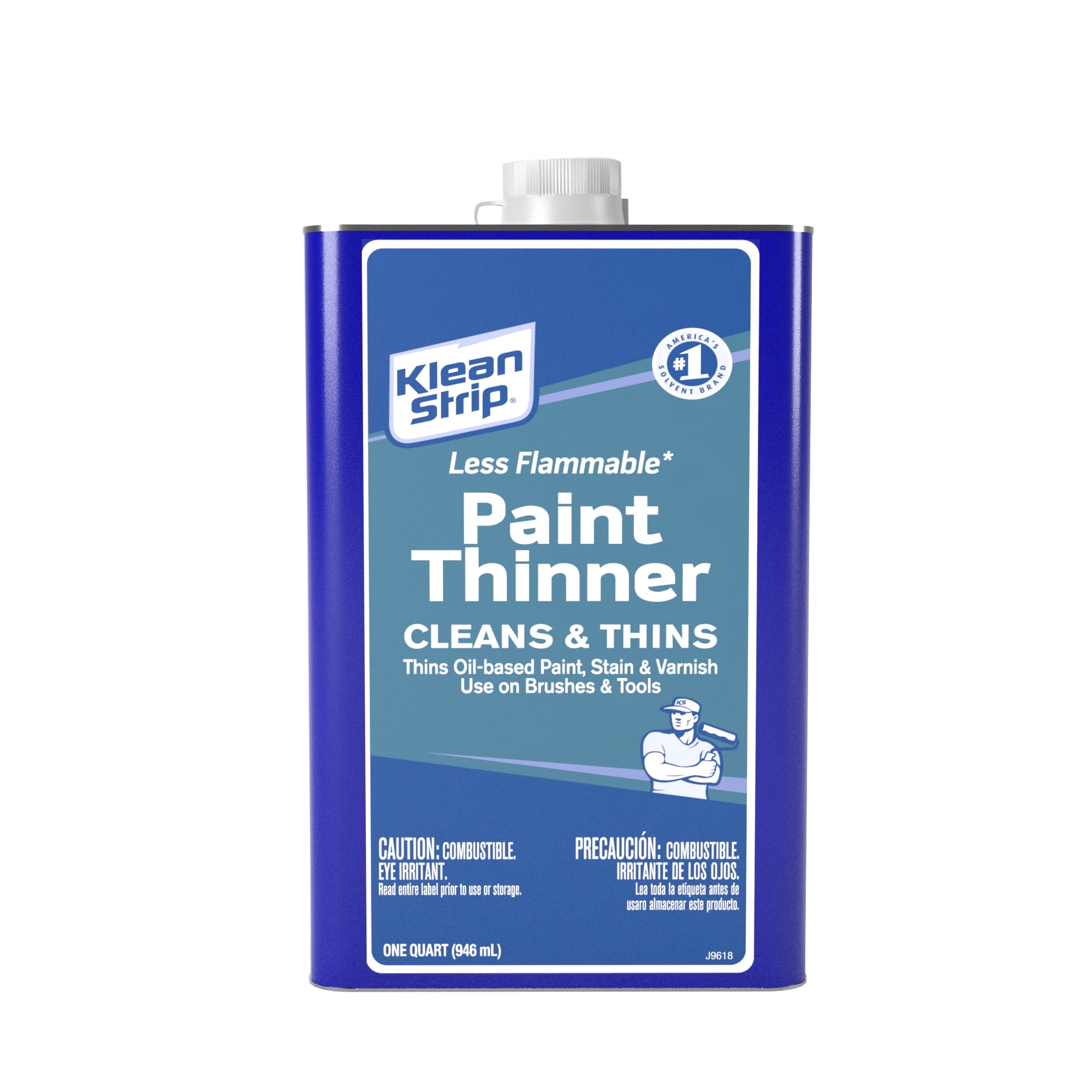 KleanStrip® Less Flammable Paint Thinner, 1 Quart