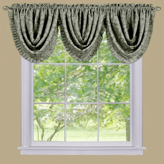Achim Sutton Waterfall Valance - Sage
