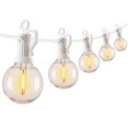 thumbnail image 1 of Luces de guirnalda para exterior Brightown de 15 m, impermeables, 25 bombillas LED, 1 of 7