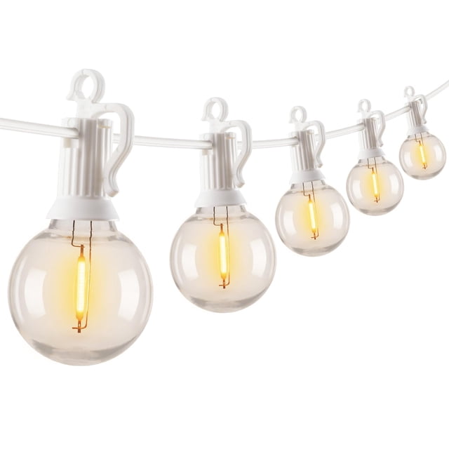 Luces de guirnalda para exterior Brightown de 15 m, impermeables, 25 bombillas LED