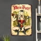 thumbnail image 2 of Placa Metal Vintage para Niña Pintura Hierro Rectangular Arte Pared Bar 20x30cm, 2 of 9