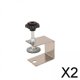 thumbnail image 1 of 3 abrazaderas de montaje frontal Colamx de Acero inoxidable 2 piezas, 1 of 8