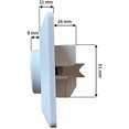 thumbnail image 5 of Hongchun 2 Pcs Variateur LED, Encastré, Blanc, 5 of 5