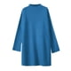 thumbnail image 2 of Gibobby SuéTer Para Mujeres Suéter suelto de cuello de otoño e invierno para mujer, suéter de punto de longitud media de Color sólido(Azul,CH), 2 of 3