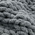 thumbnail image 5 of Sunyrisy Chunky Knit Throw Blanket, Luxury Soft Cozy Chenille Throw Blanket, Large Throw Bed Blanket for Couch, Sofa, Home Decor,Gift - Machine Washable (Beige 40x48 in), 5 of 6