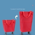 thumbnail image 3 of CAROOTU Portable Folding Shopping Cart Large Capacity Multifunctional Waterproof Grocery, 3 of 5