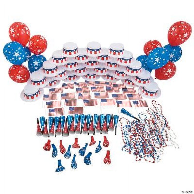 50Pc Patriotic Value Glow Stick - Jewelry - 50 Pieces 