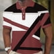 thumbnail image 2 of Camisas de Manga Larga para Hombres Impresos Girar Hacia Abajo Botones de Cuello Lateral Dividido, Casual Camiseta Blusa para Hombres, 2 of 4