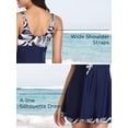 thumbnail image 4 of MiYang Robe de Bain une Pièce Taille Haute Rembourrée pour Femmes Fleur Marine TTTG, 4 of 7