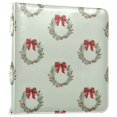 thumbnail image 5 of Photo Album 11.8x11.2 Inch Leather Cover Photo Book Scrapbooking Albums for Weddings Birthdays Anniversaries Christmas Wreaths and Red Bows, 5 of 9