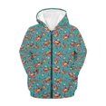 thumbnail image 5 of DISNIMO Horse Zipper Hoodies for Girls Floral Zip Up Hoodie Jacket Boys Zip Hoodie Sweatshirt Girl Hooded Sweatshirts Trendy Graphic Hoodie Jackets for Children Fall Coat Hoodie 6-7, 5 of 7