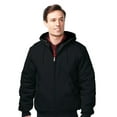 thumbnail image 1 of Tri-Mountain Foreman J4550 Cotton Canvas Hooded Jacket, 2X-Large Tall, Black, 1 of 2