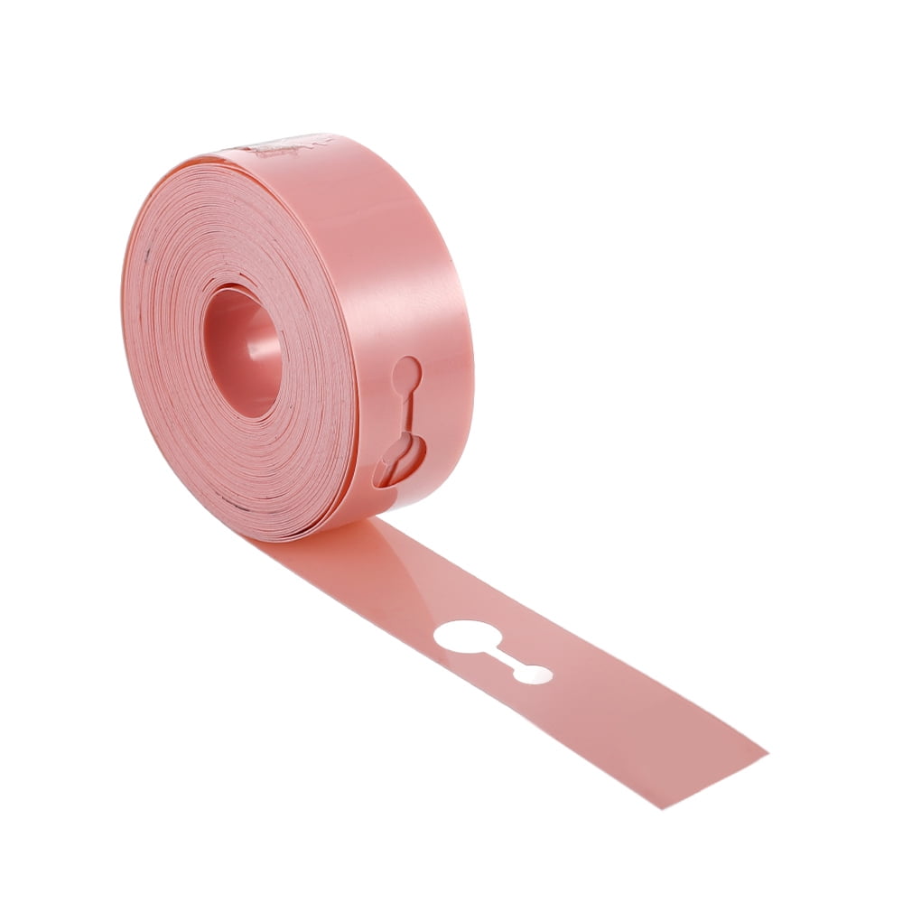 ROBOT-GXG Balloon Strip Tape Double Hole DIY Garland Balloon Chain Arch Plastic Sticker for Party Decoration, Pink
