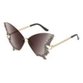 thumbnail image 4 of TIEVOSA Rhinestone Sunglasses Female Thin Sunglasses Models Sun and Eyeglasses（Dark Gray）, 4 of 4