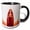 Black/White, variant on 3drose, a Fantasy Goddess of the Autumn Season with a Cup of Hot Coffee Art, 11oz Magic Transforming Mug