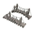 thumbnail image 1 of 2pcs mini puente puente staute diy paisajismo decoración de resina forma de puente de resina decoración de bonsai, 1 of 8