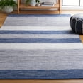 thumbnail image 2 of SAFAVIEH Striped Kilim Amina Striped Cotton Area Rug, Grey/Blue, 5' x 8', 2 of 9