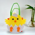 thumbnail image 4 of tasrioml Easter Basket for Kids Gift Bunny Carrot Chick Colorful Egg DIY Non-woven Fabric Handmade Portable Basket Treat Tote Pouch Festival Gift, 4 of 8